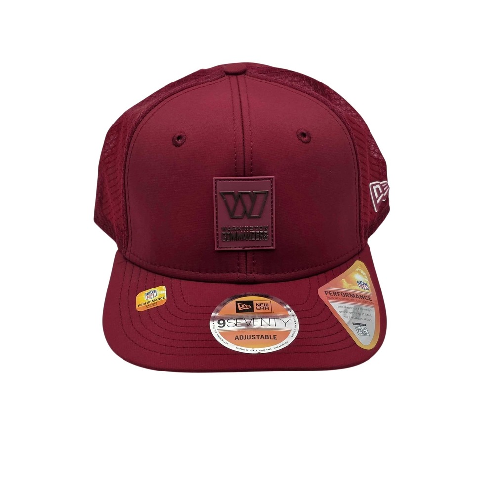 New Era 9SEVENTY Washington Commanders NFL Sideline Trucker Hat Cap Burgundy